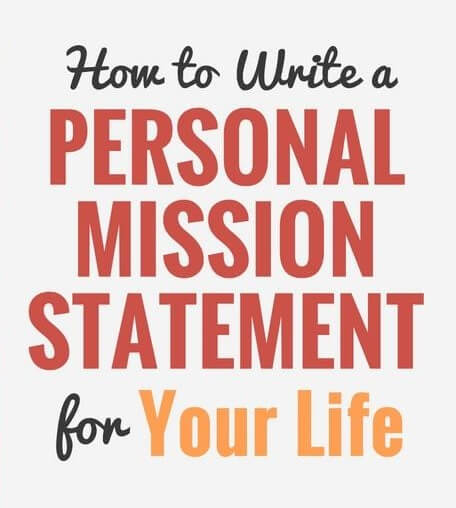 personal mission statement template