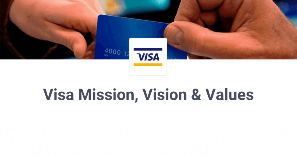 visa mission and vision
