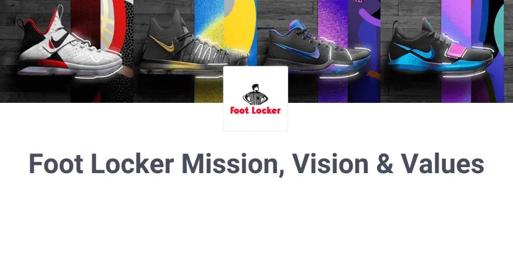 foot locker mission and vision

