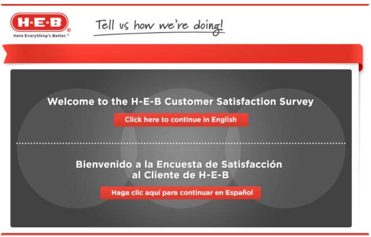 HEB Guest Satisfaction Survey to Win a $100 Gift Card