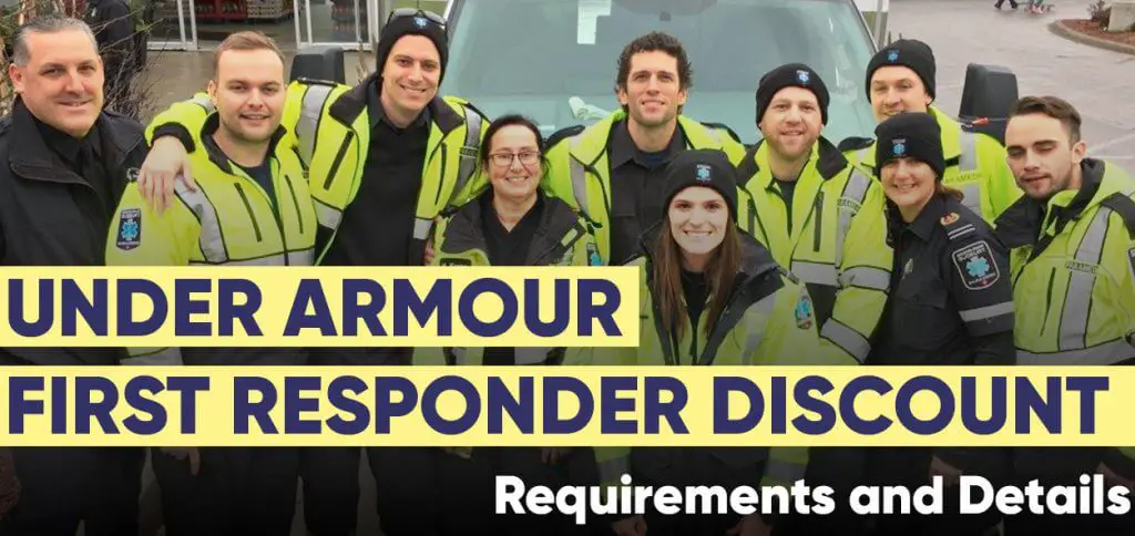 Under Armour First Responder Discount Requirements And Details