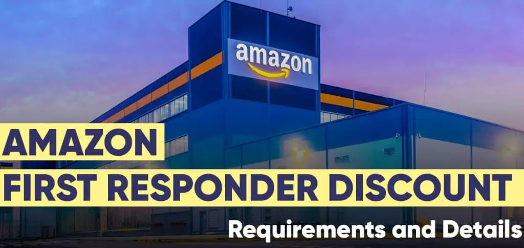Amazon first responder discount requirements and details