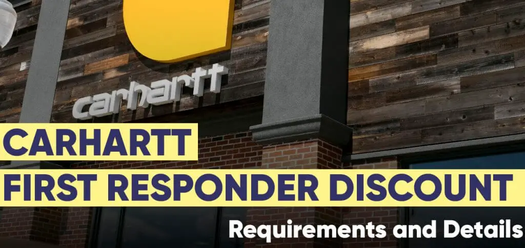 Carhartt first responder discount requirements and details
