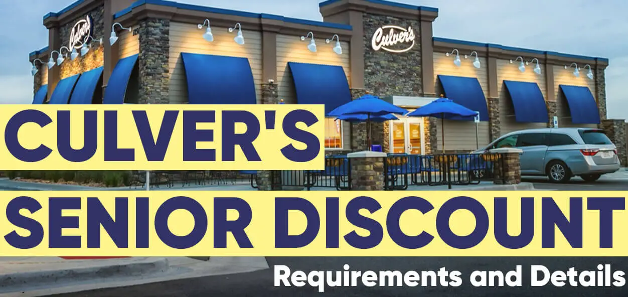 does culver's have a senior discount?