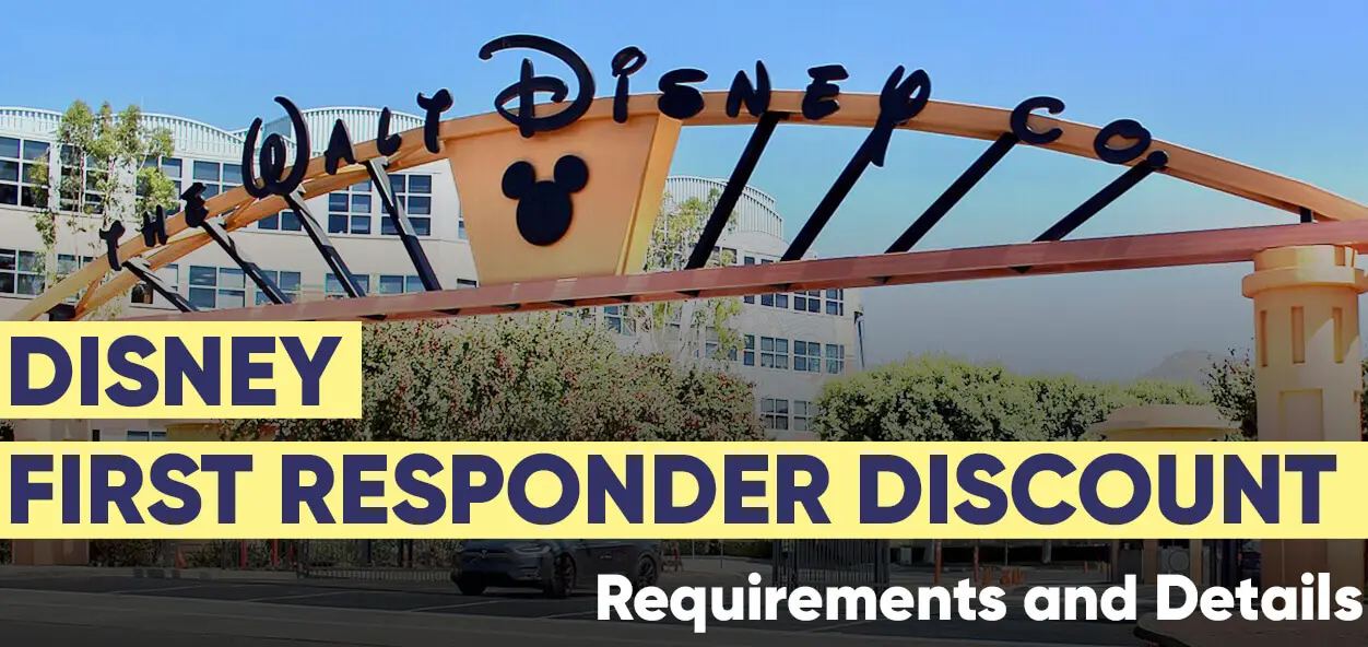 Disney first responder discount requirements and details