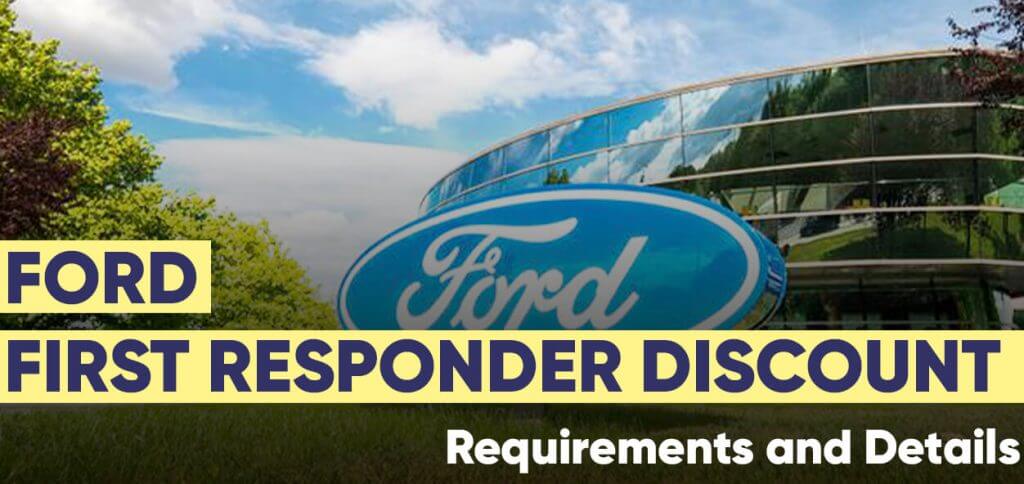 Ford first responder  discount requirments and details