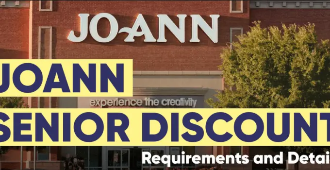 JOANN Senior Discount